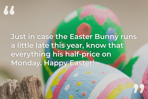 Funny Easter greeting and saying