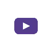 Purple Youtube icon as png