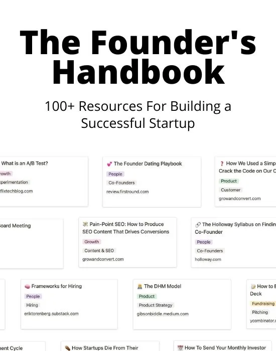 The Founder's Handbook