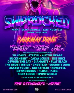 ShipRocked 2025 lineup poster.