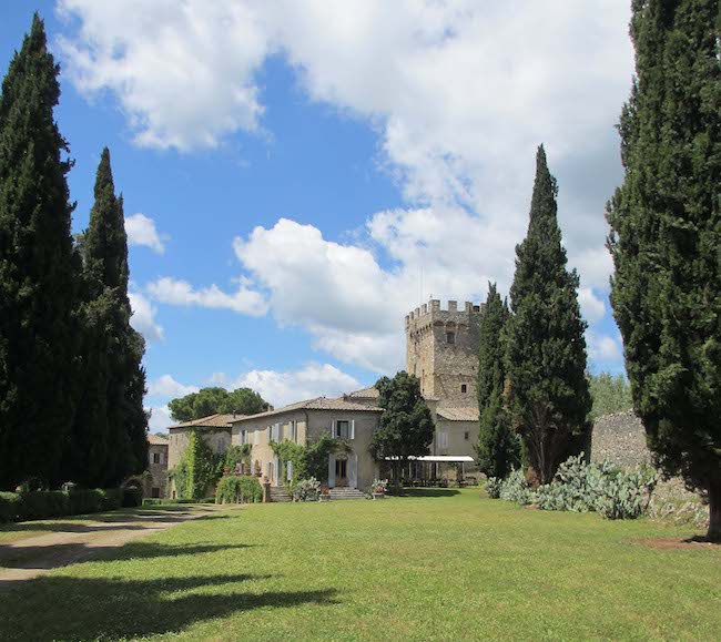 Picturesque Spannocchia Castle, Tuscany