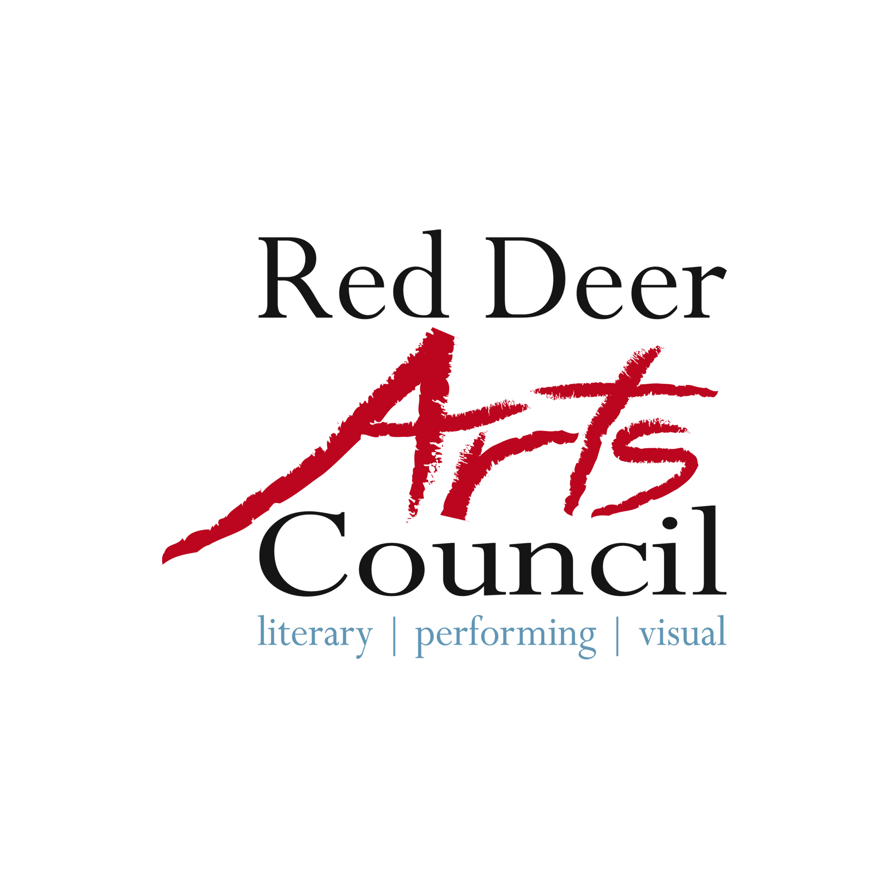 The logo for the Red Deer Arts Council 