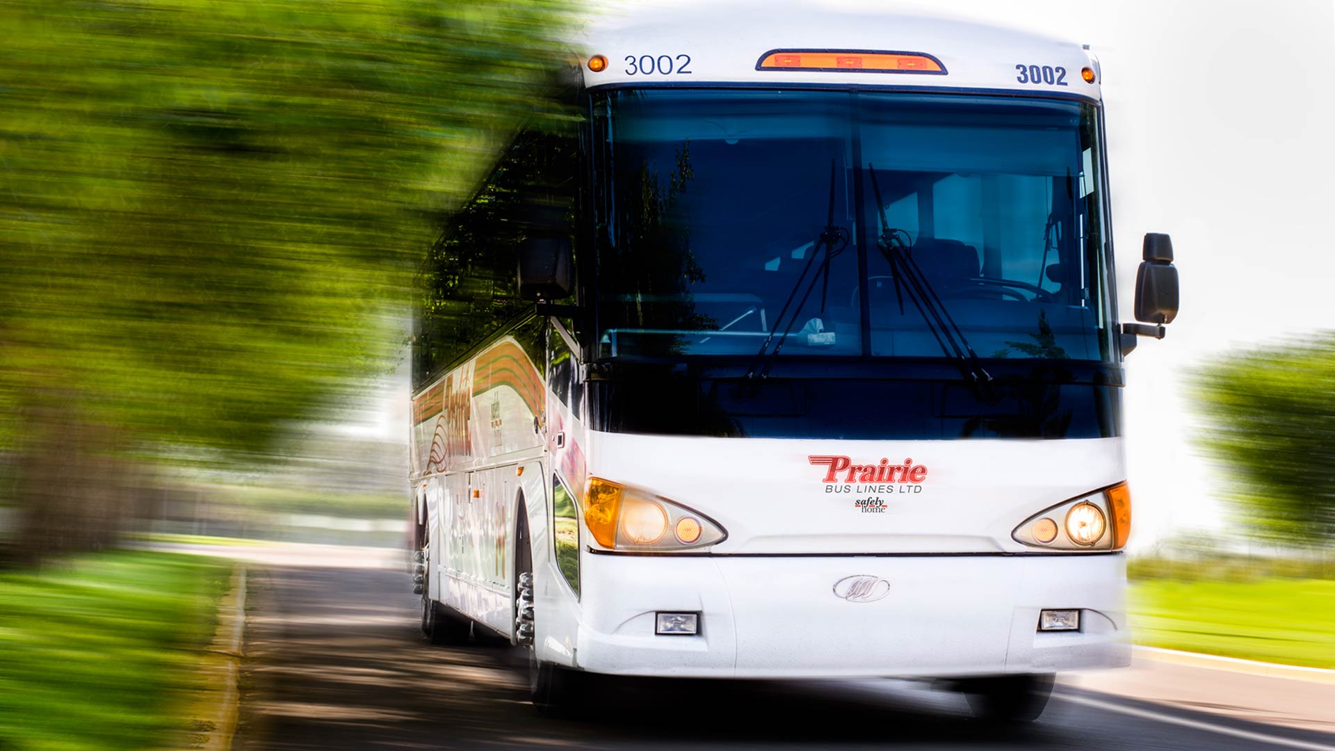 Prairie Bus Lines Charter Bus Red Deer Alberta