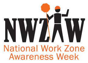  Logo de National Work Zo ne Awareness Week