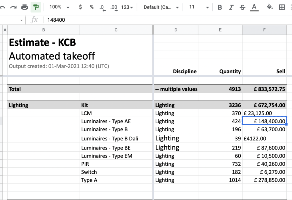 Change format using the paint roller tool in Google Sheets