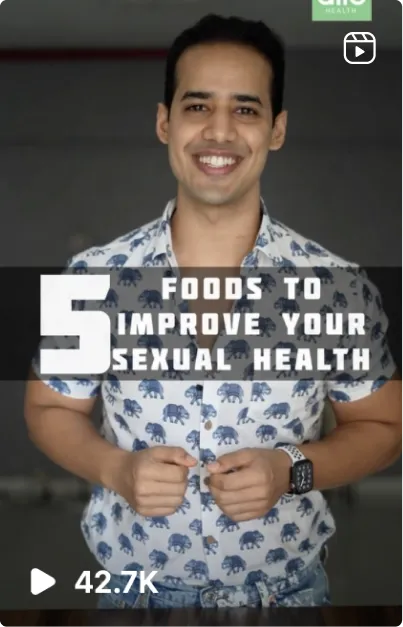 Insta story on 5 foods to improve your sexual health