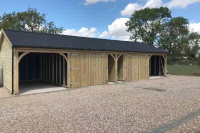 Oak Framed Garage