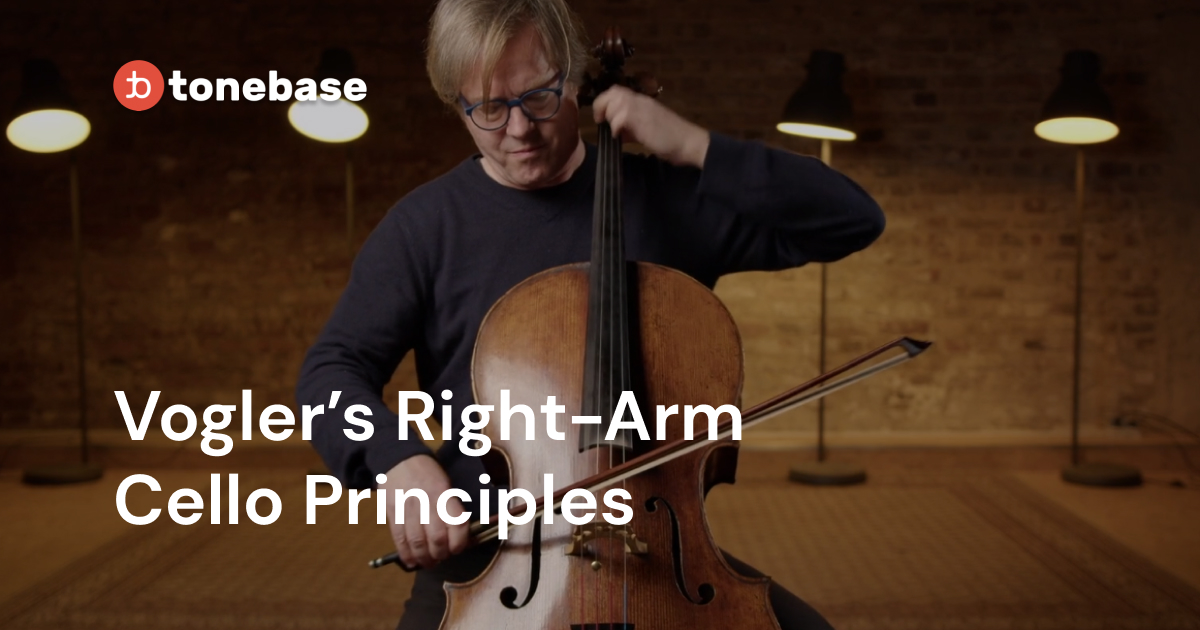 Jan Vogler’s Right-Arm Cello Principles