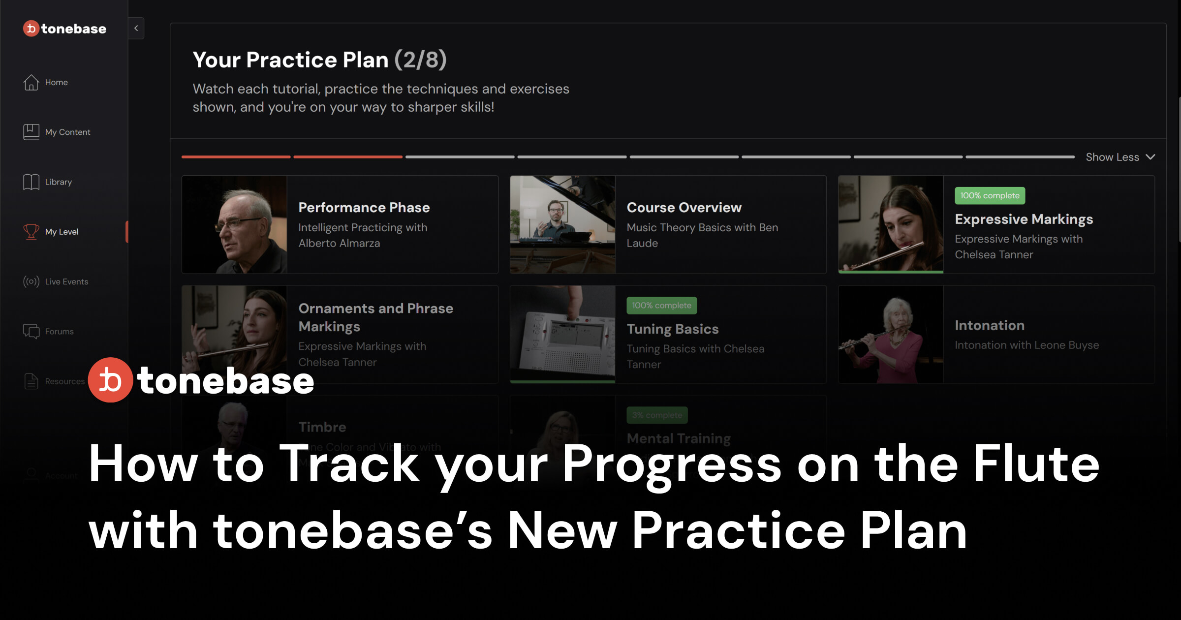 How to Track your Progress on the Flute with tonebase’s New Practice Plan