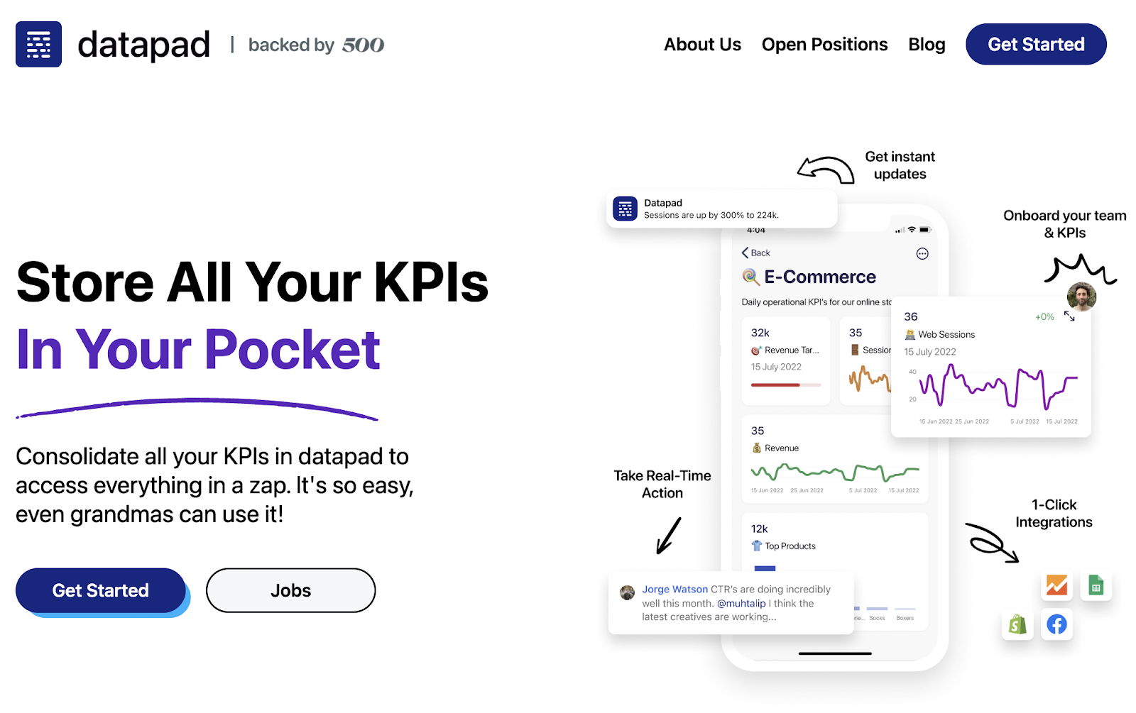 datapad kpi tracking tool