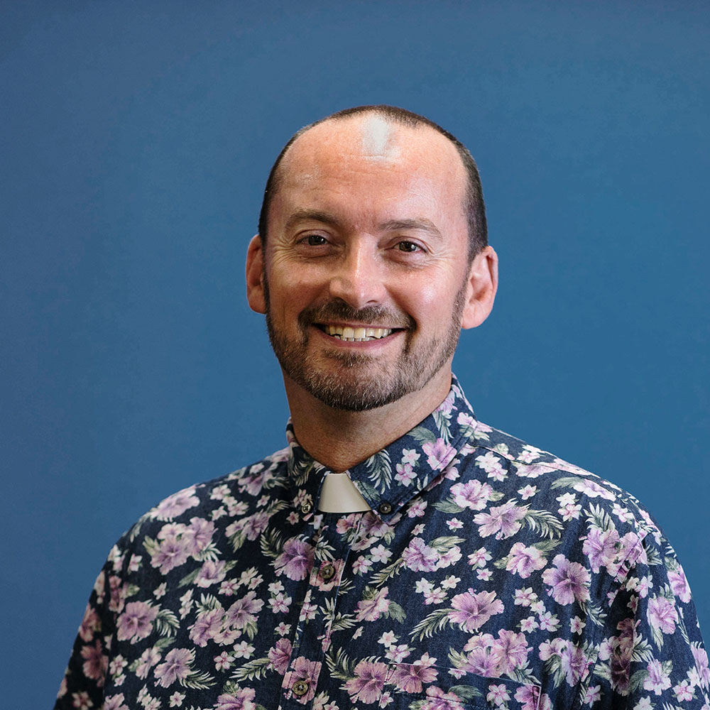 headshot of Very Reverend Doctor Graham O'Brien, dean of Christ Church Cathedral in Nelson, New Zealand