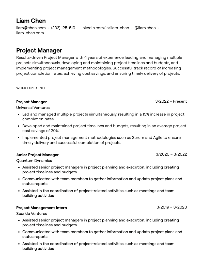 1+ PMO Manager Resume Examples [with Guidance]