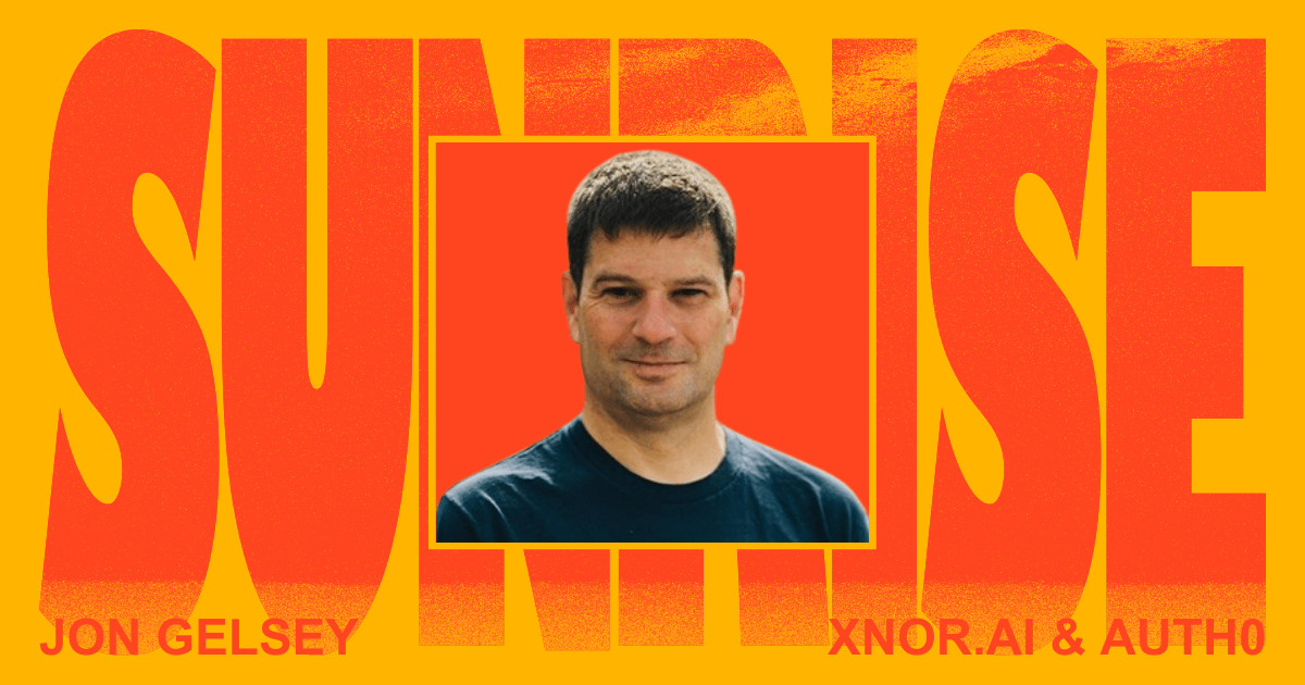 Sunrise Aotearo speaker Jon Gelsey of Xnor.ai & Auth0