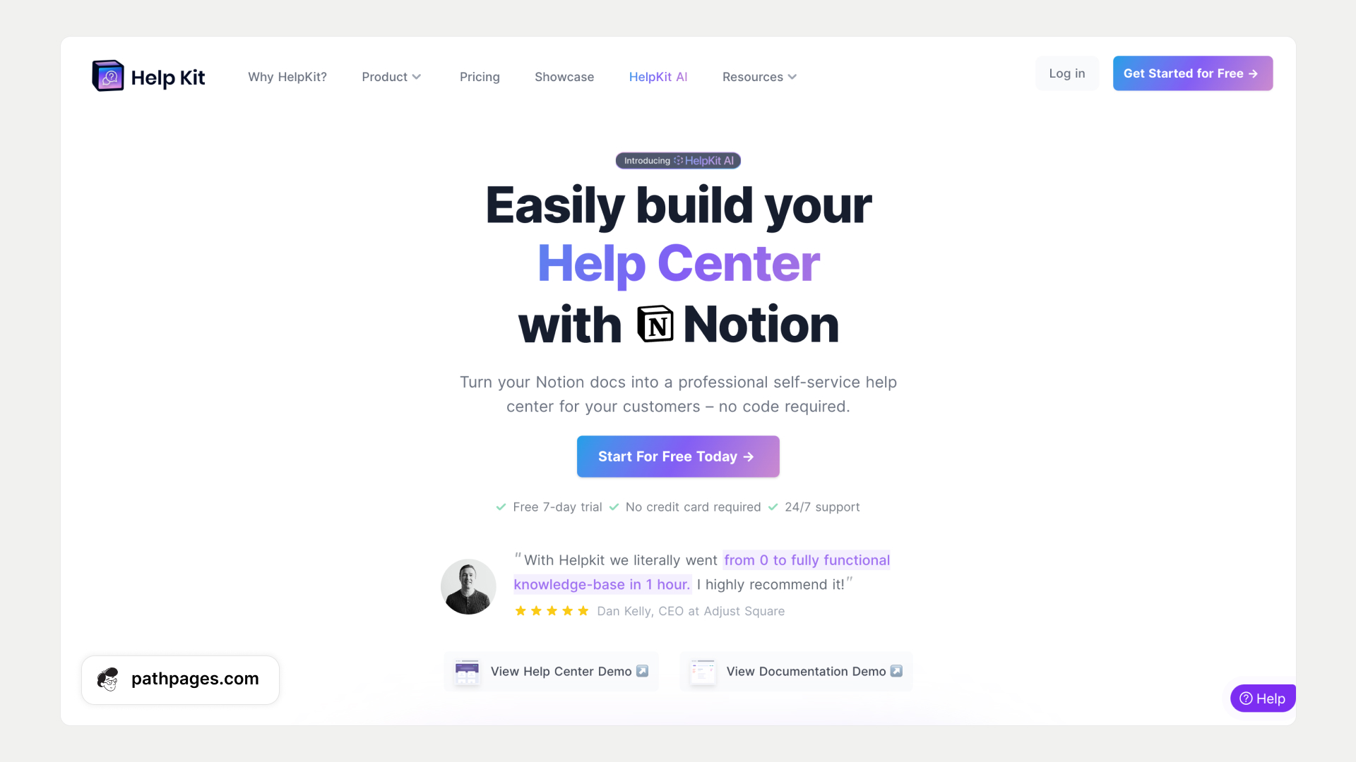 Help Kit Notion Business Tool