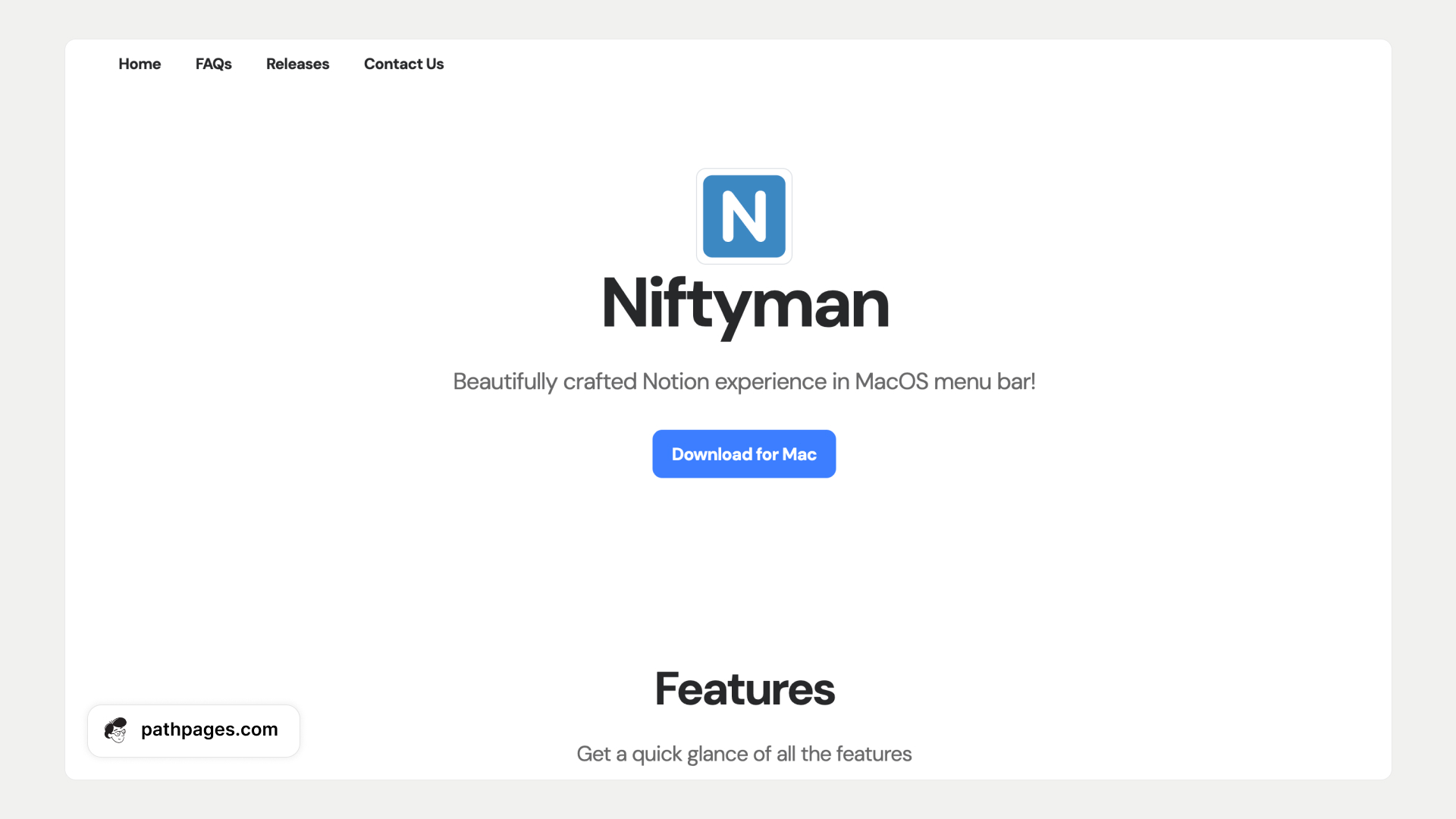  Niftyman