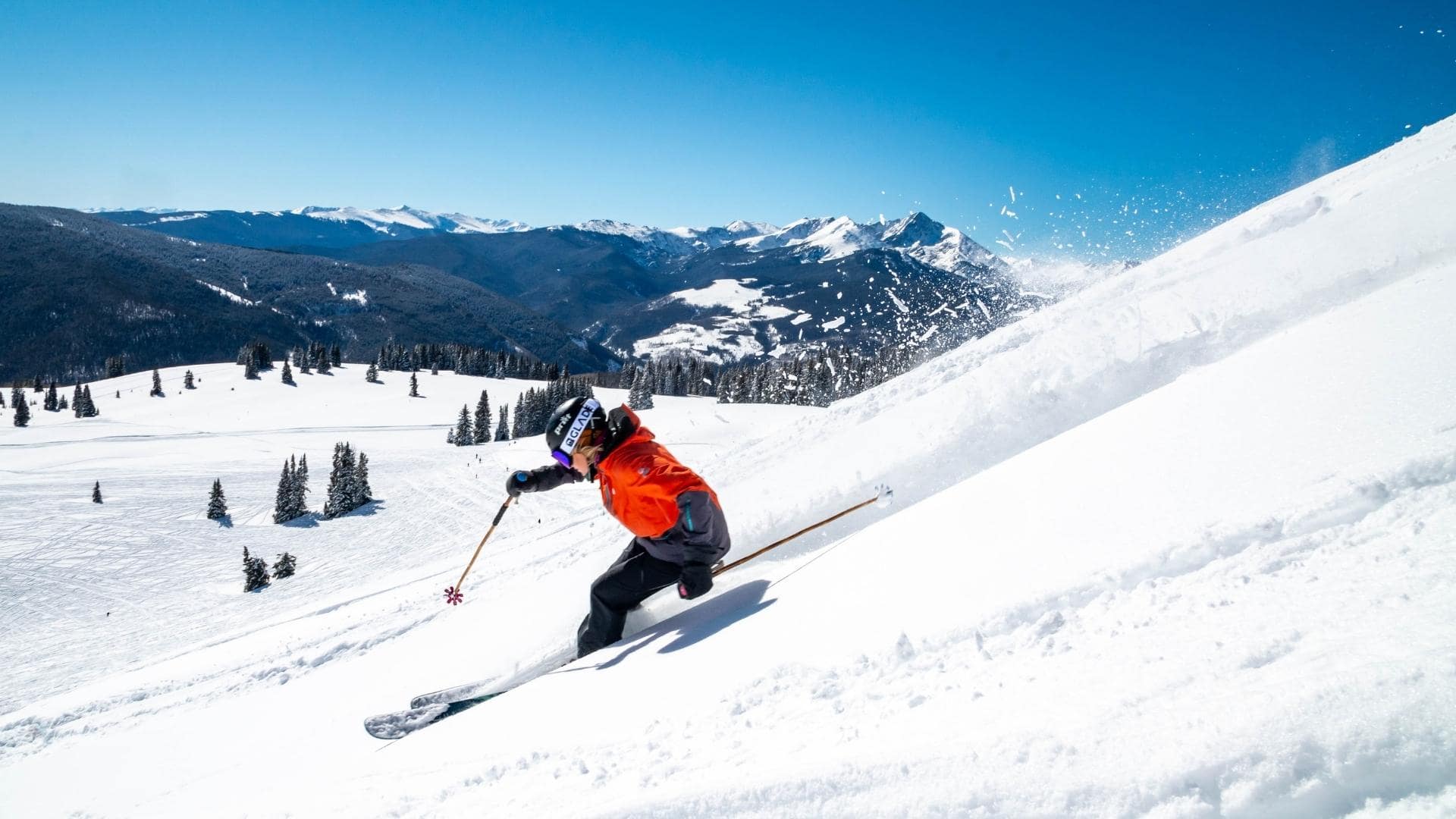 Person skiing