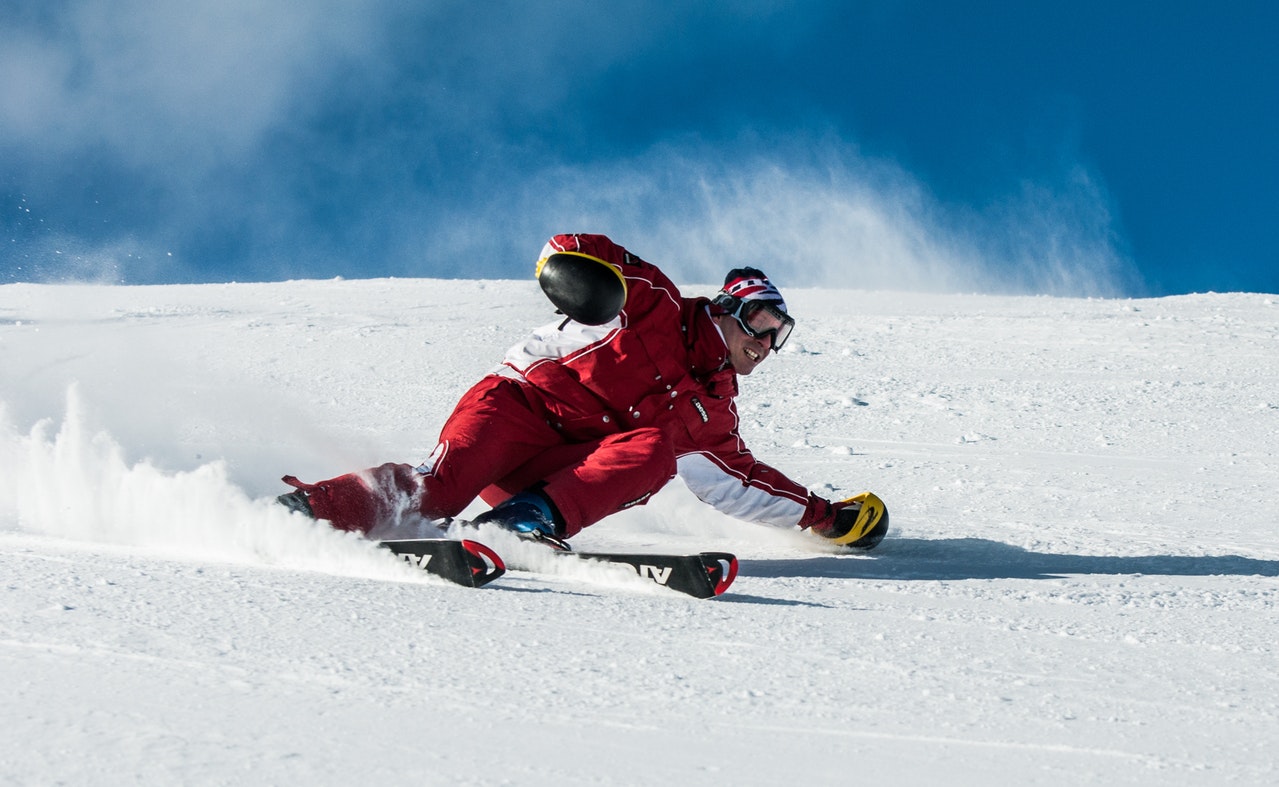 Person skiing