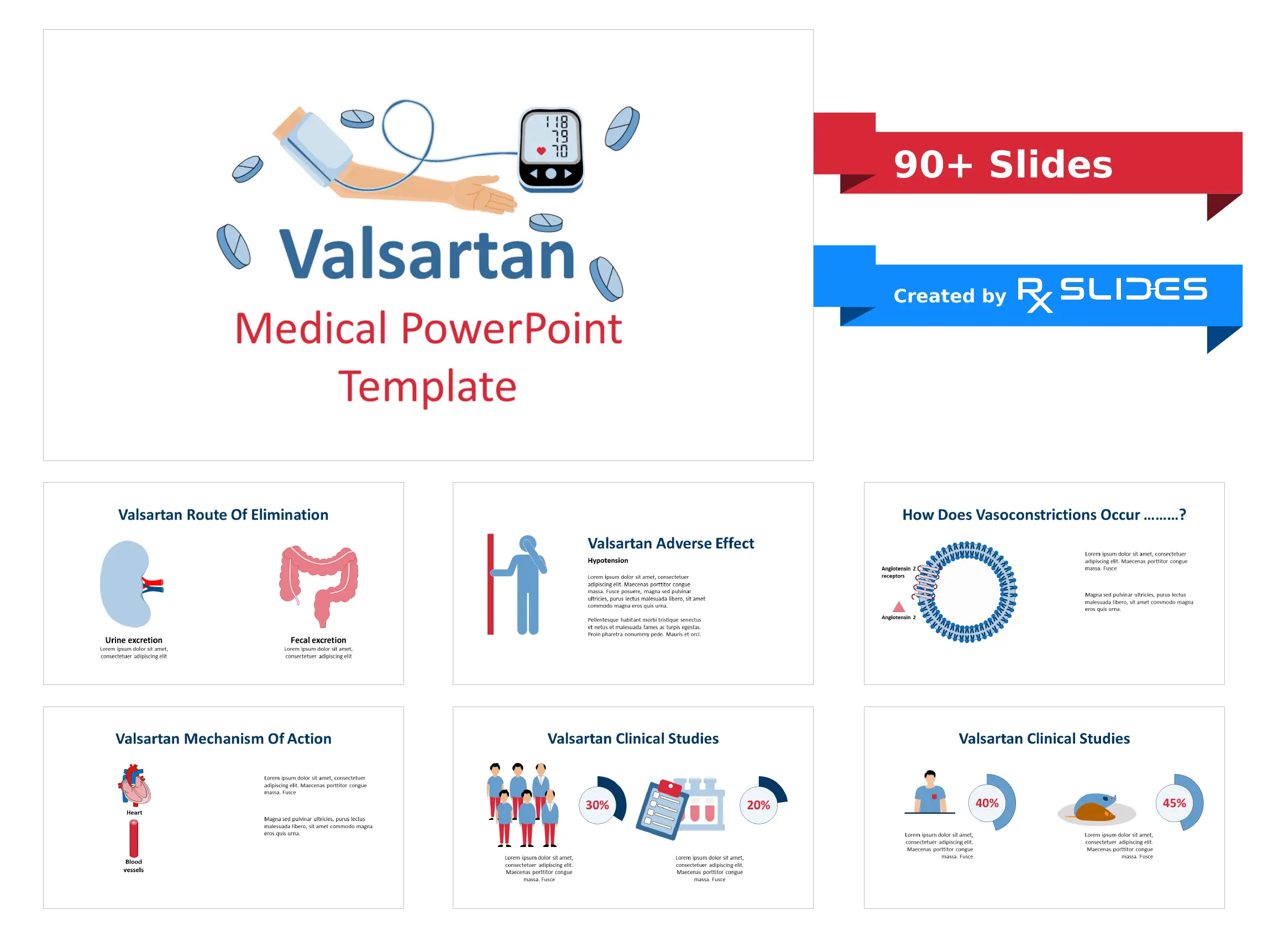 Valsartan PowerPoint Template 