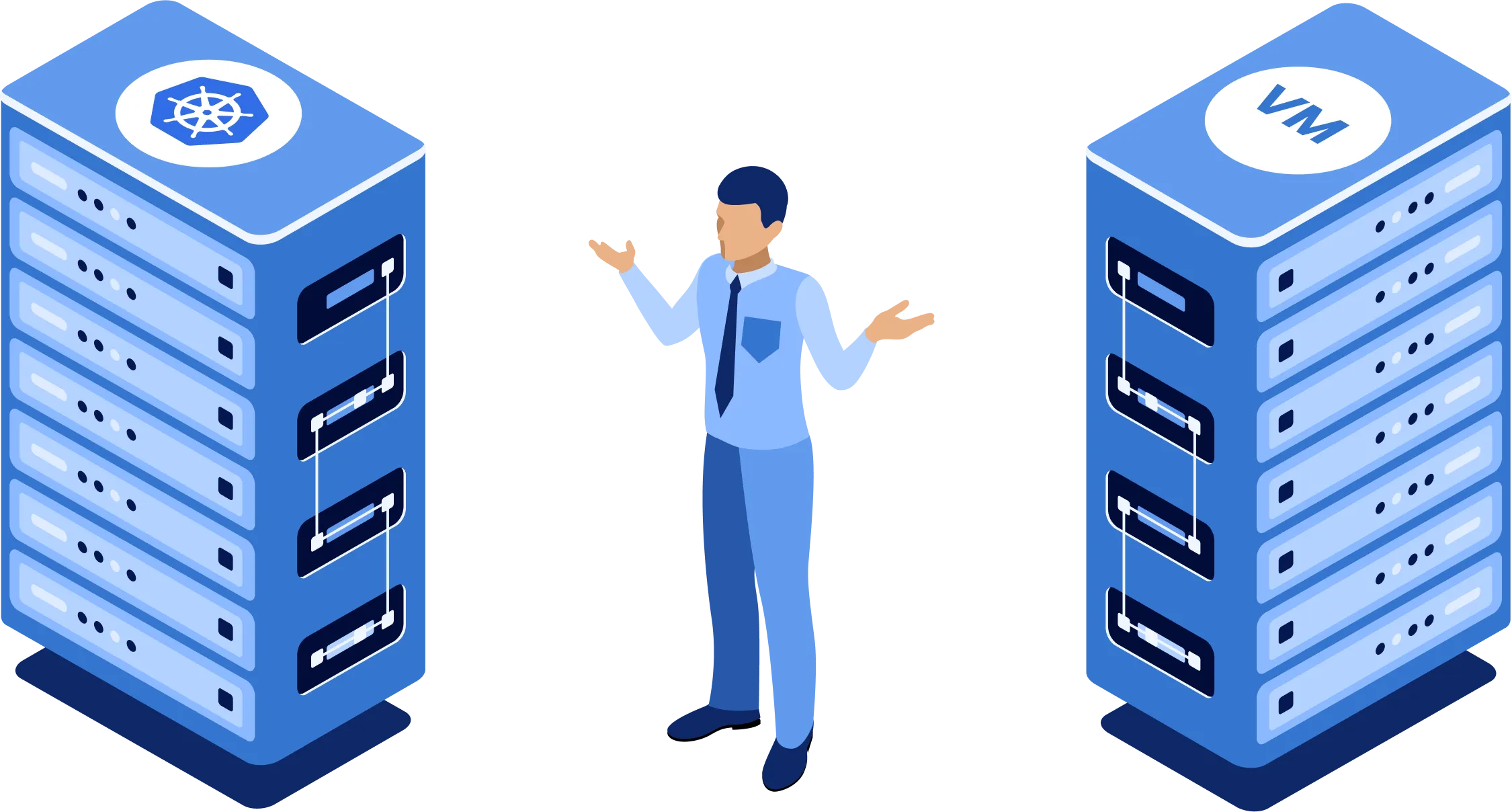 running applications on different infrastructures