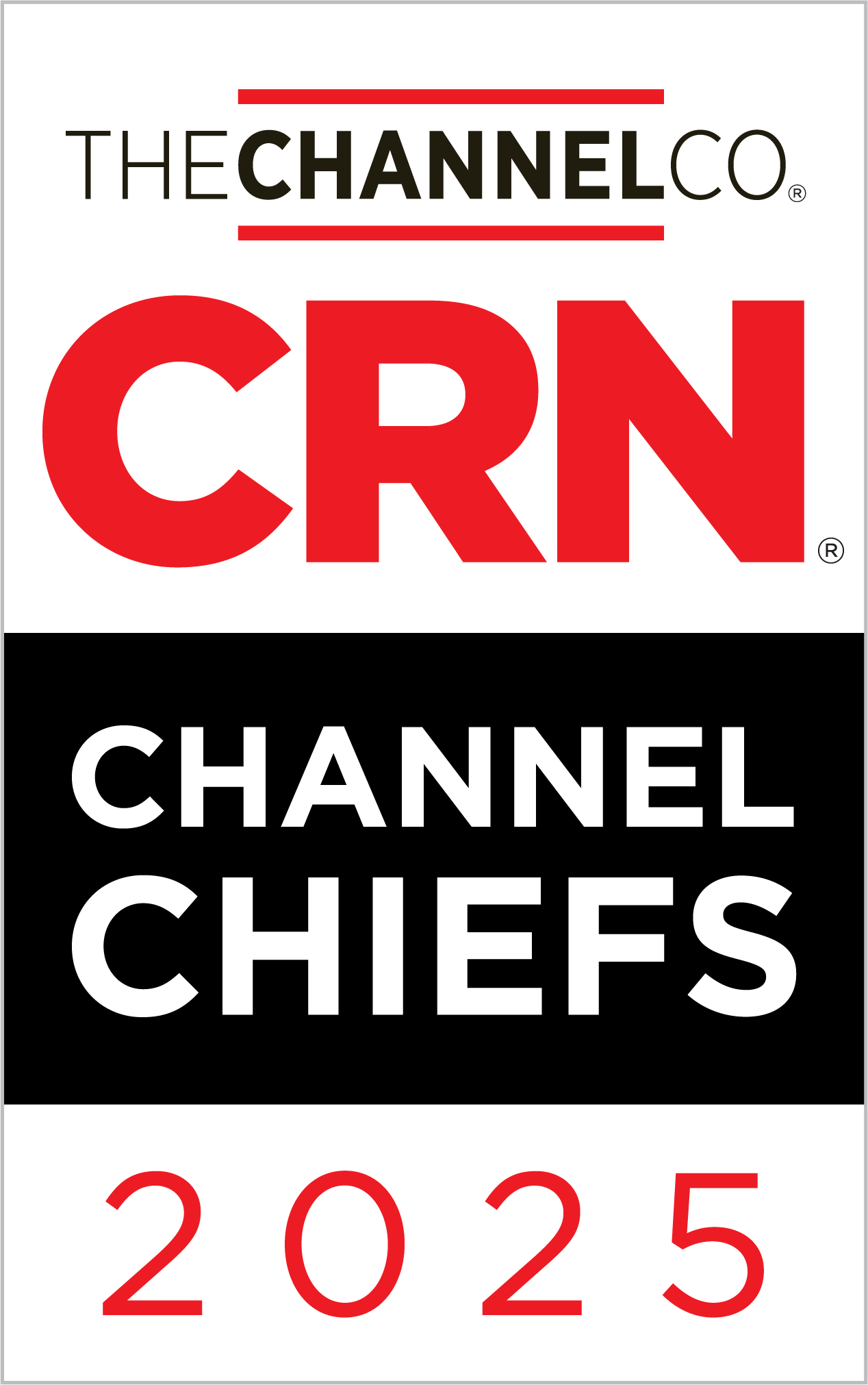 CRN Channel Chief award 2025