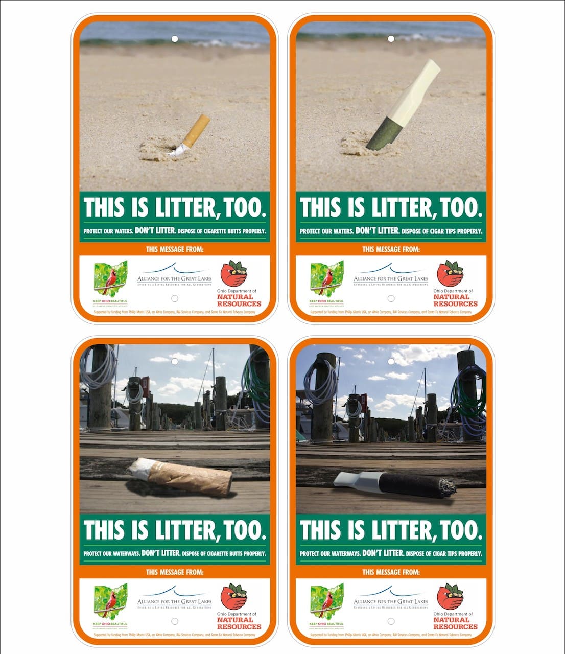 Cigarette Litter Prevention Graphic