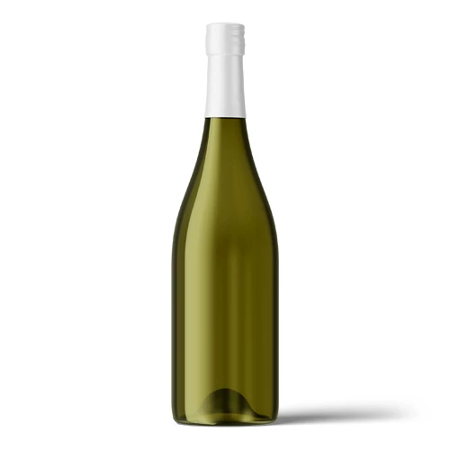 White Wine Burgundy Bottle Mockup