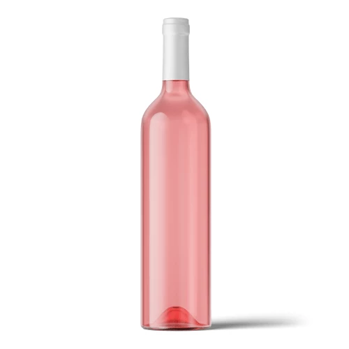 Bordeaux Rose Wine Bottle Mockup