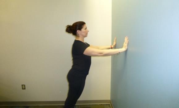 wall push up exercise