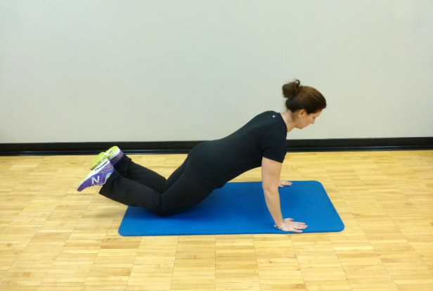 knee push up exercise