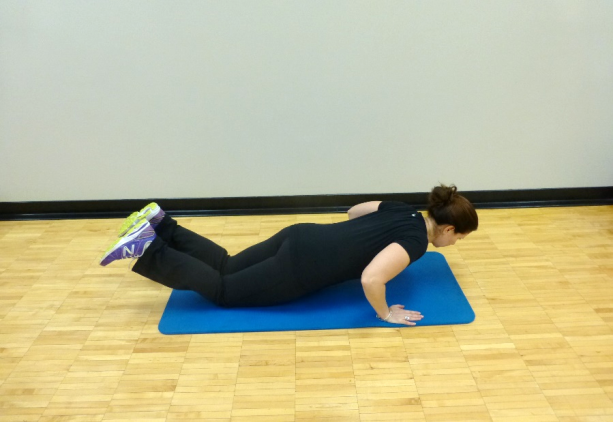 knee push up exercise