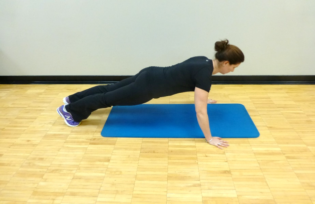 standing push up exercise