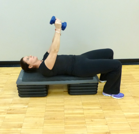 chest fly with dumbbell exercise