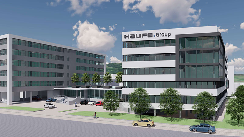 Rendering Neubau Gebäude 6 am Campus in Freiburg