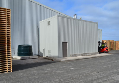 New Kiln Facility installed at Thomas Armstrong (Timber) Ltd's factory in Flimby Cumbria