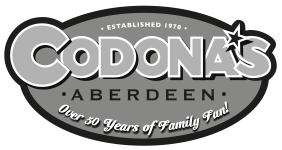 Codona's Amusement Park Aberdeen Grey logo