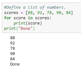 Looping through a Python list