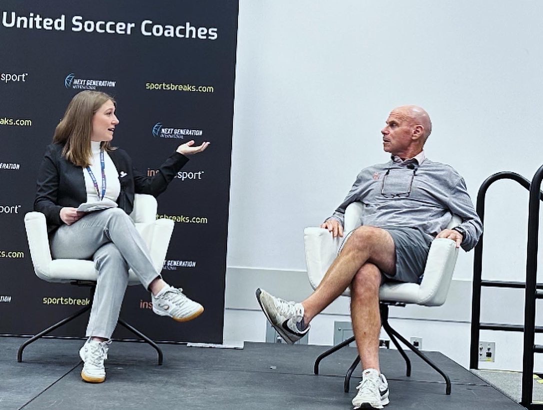 United Soccer Coaches. Brian Pensky. Coach Women's Soccer FSU. Florida State University. tasha saunders. Presents on Mental health support at the United Soccer Coaches