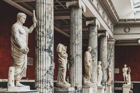 Salón con esculturas en Carlsberg Glyptotek