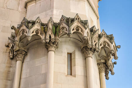 Architecture de la façade de la cathédrale de Cuenca