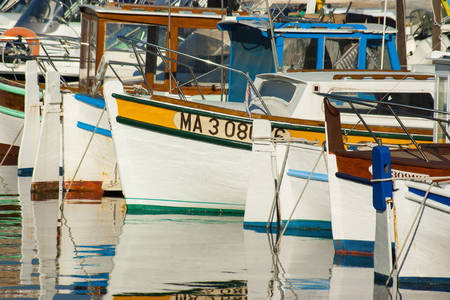 Fischerboote im Hafen