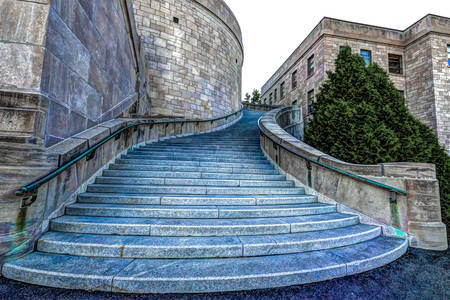 Staircase in the oratorio of St. Joseph