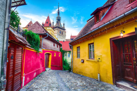 Streets in Sighisoara