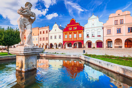 Plaza principal de Telč