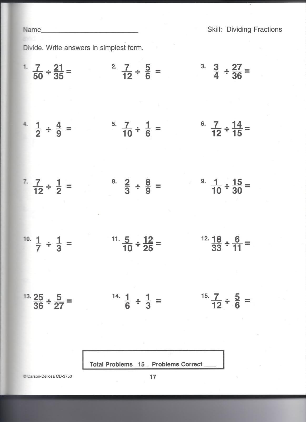 Math For 7th Grade Worksheets