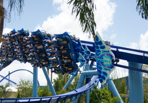 Manta Roller Coaster Train