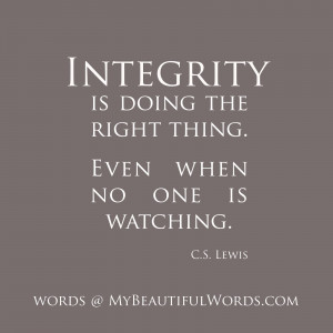 Integrity Quotes