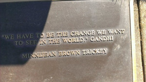 Central High School Photo: inspiring quote from Little Rock Nine