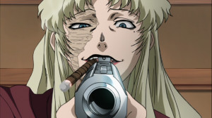 Integra (Hellsing) vs Balalaika (Black Lagoon)