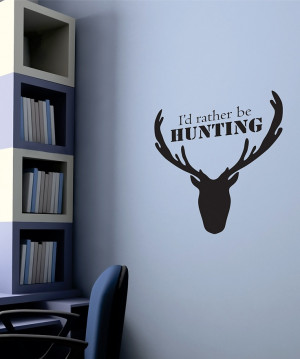 belvedere designs black hunting wall quote