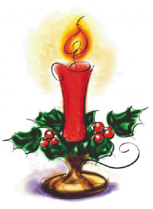 christmas candle clip art